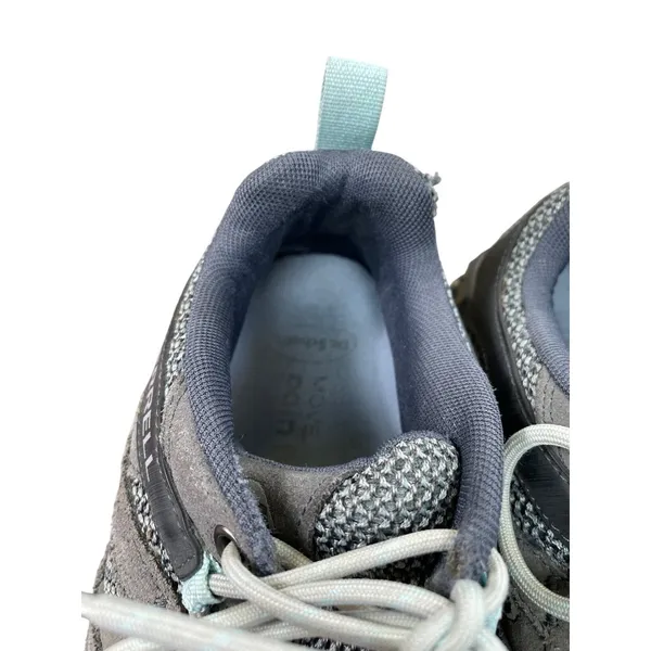 Merrell Womens Gray Leather Hiking Shoes Sneakers Size 10 SKU 8826 - Image 13