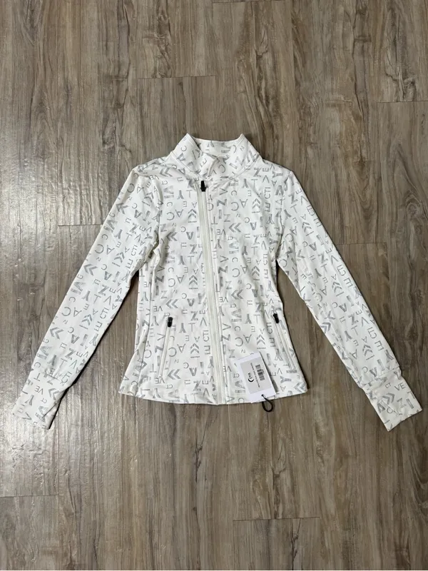 Zyia Active White Form Zipper Jacket - NWT - Image 2