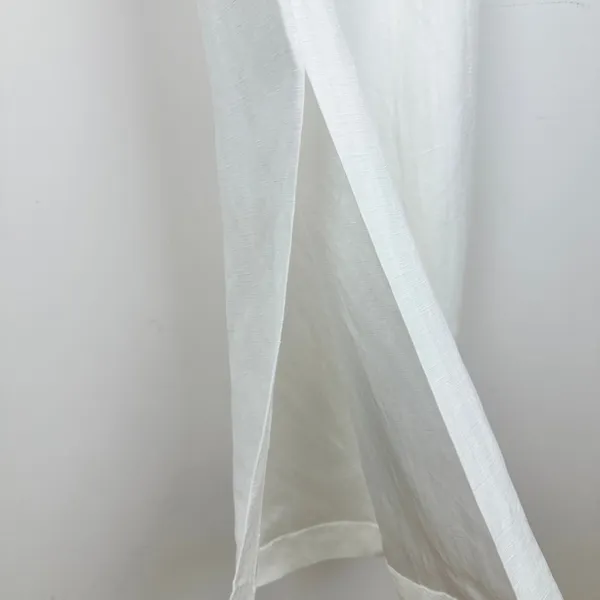Madewell One Shoulder Midi Dress Linen Blend Lighthouse Minimalist US 4 NWT - Image 13