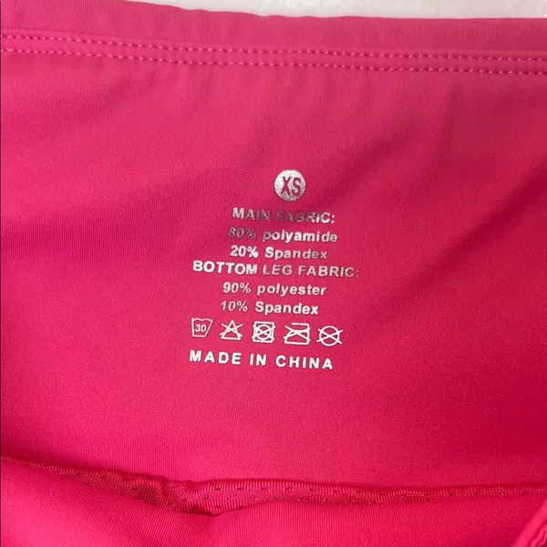 Women's Pink‎ Athletic Shorts Pink Size XS - Image 2