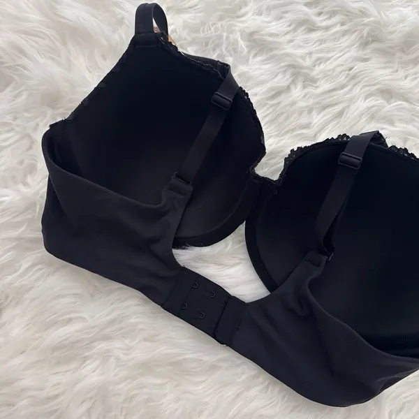 Skims Fits Everybody Lace T-shirt Bra Onyx Size 36D - Image 6