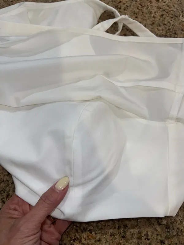 Love Bonito Veera Padded Cropped Tank Top White Size L NWT - Image 8