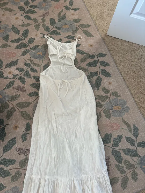 Charlie Holiday White Backless Dress - Image 6