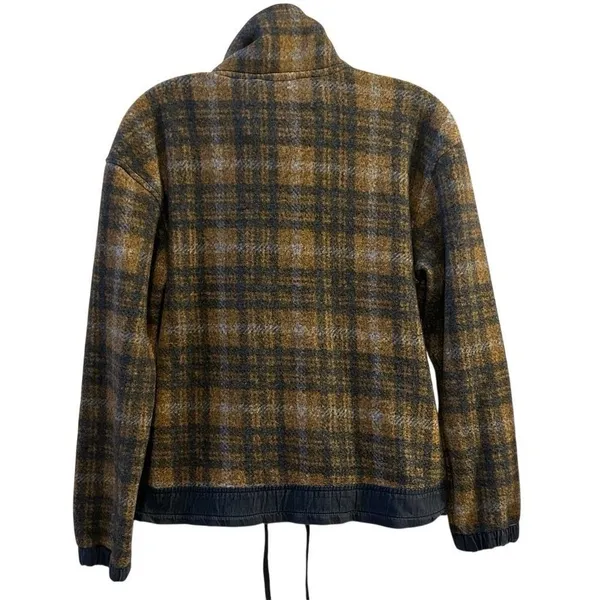 Stoic Women's XS Plaid Fleece Pullover Jacket‎ with Sherpa Collar - Image 5