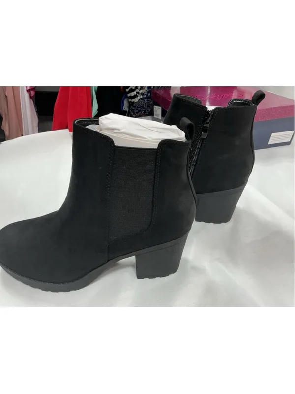 Womans New Refresh Club Chelsea Style Ankle Boot Size 10 Black - Image 3