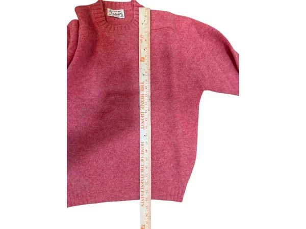 The Moors Lord Jeff Tight Knit Lagenlook Textured Crewneck Sweater 1980s Med - Image 6