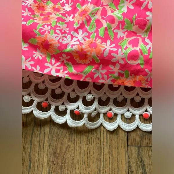 Lilly Pulitzer neon pink floral dress 8 - Image 5