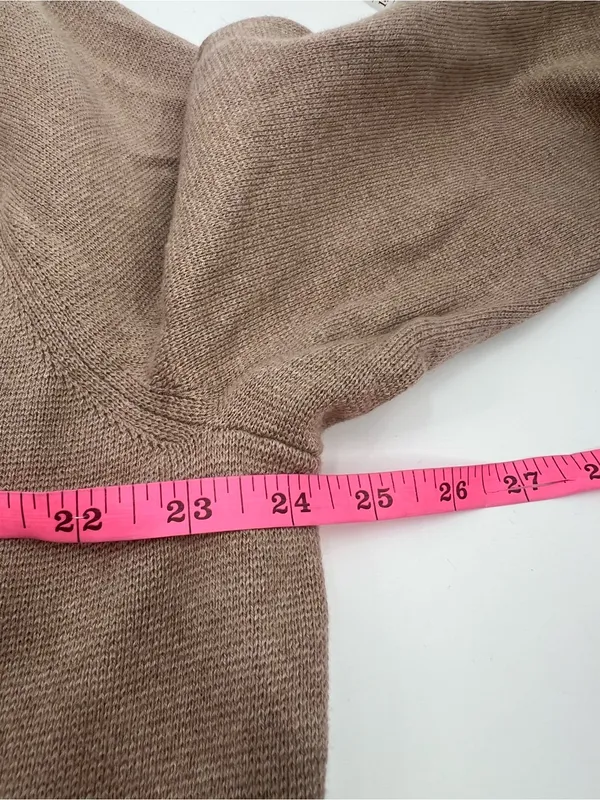 NWT J. Crew BS881 Two Button Sweater Blazer Heather Mushroom Tan Sz XL - Image 5