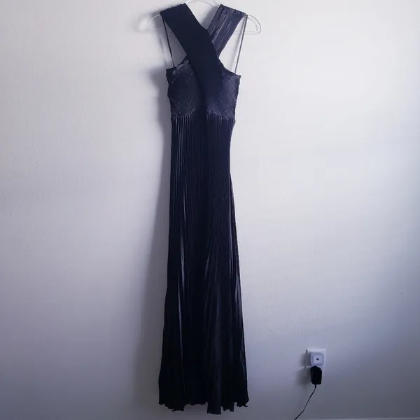 Baltic Born Sandra Pleated Maxi Dress Criss Cross New Without Tags - Image 3