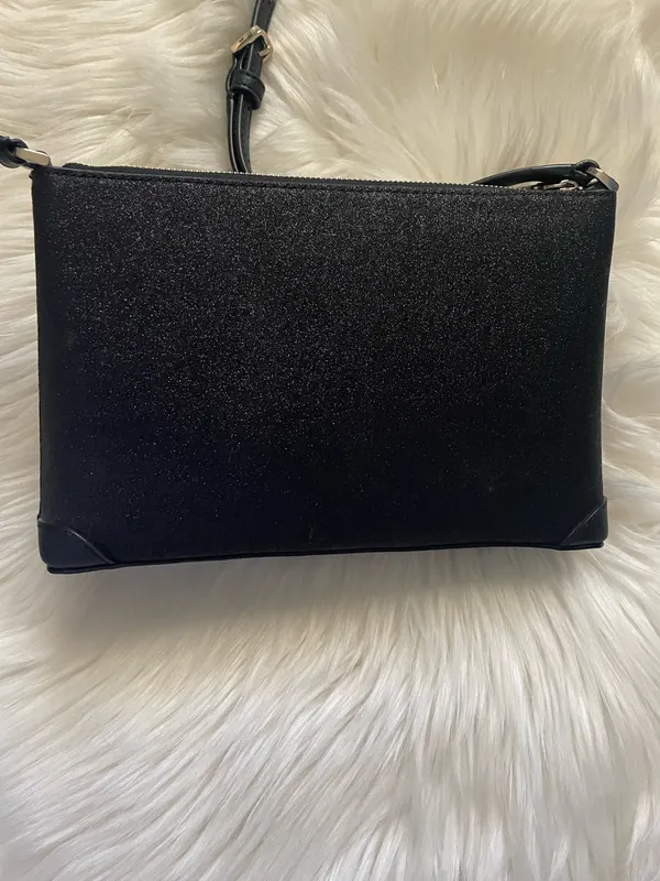 KATE SPADE New York "Joeley" <BLACK GLITTER> SMALL CROSSBODY BAG - Image 7
