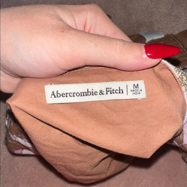 Abercrombie & Fitch Puff Sleeve Floral Cropped Top - Image 5