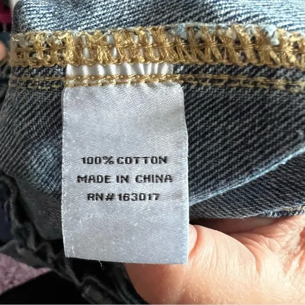 Princess Polly Boston Patchwork Mixed Denim Baggy Cargo Carpenter Denim Jeans‎ - Image 10