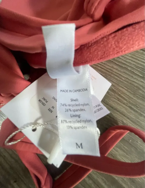 ANDIE BIKINI TOP Pink Size M - Image 5