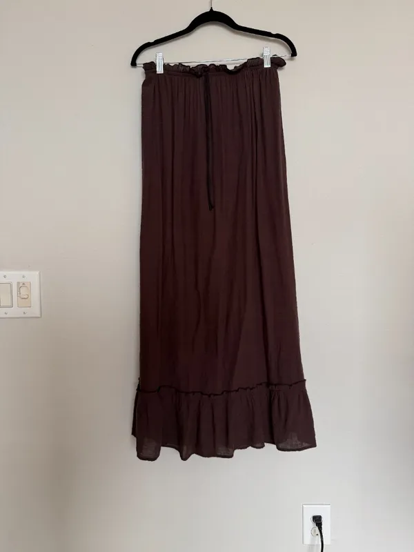 Brown FairyCore long Skirt  - Image 4