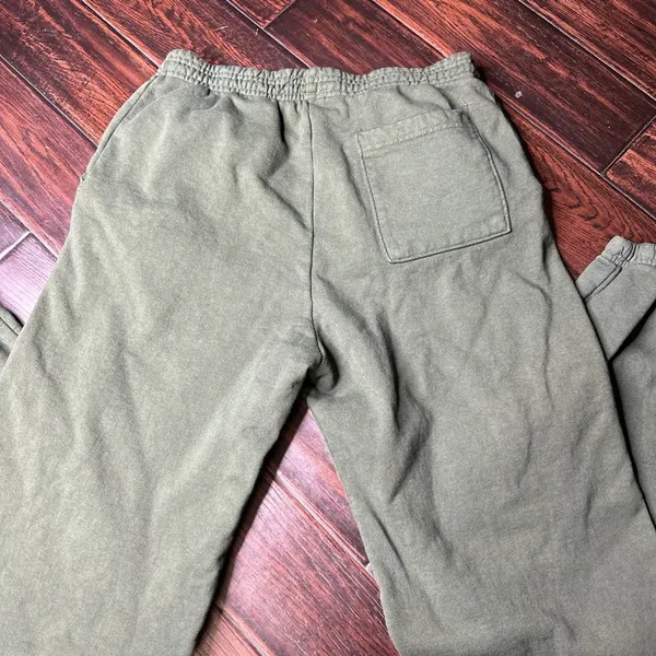 Los Angeles Apparel heavy cotton unisex drawstring waist sweatpants California - Image 2