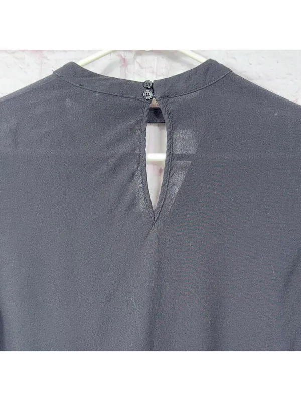 Forever 21 Medium Black Long Sleeve Blouse - Image 6
