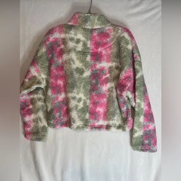 NWT Women's Multicolor Cowl Neck Sweater A0485 Pink Size L - Image 5