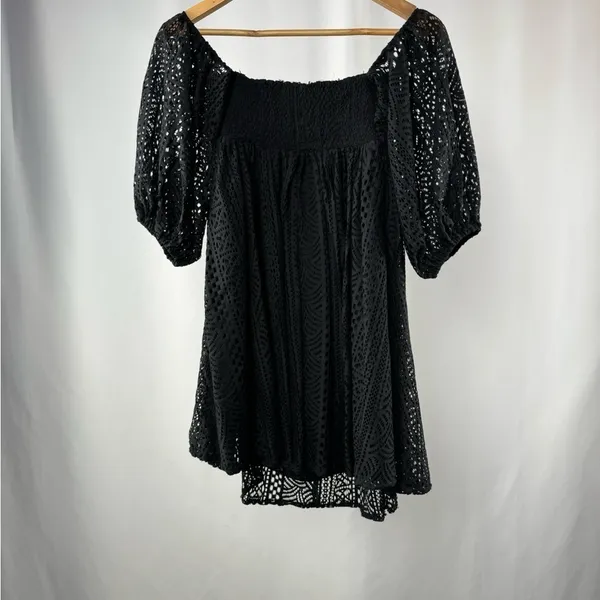 Free People Emmy Lou Mini Dress in Black‎ Size Small - Image 10