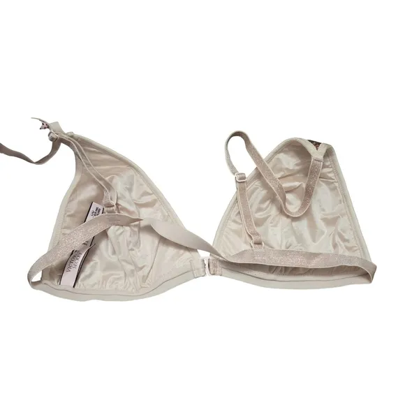 Victoria's Secret Sequin Floral Bralette Size: L - Image 3