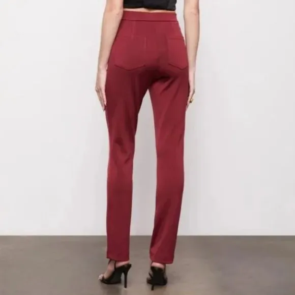 Bailey‎ 44 Gemma Straight Leg Pants Cabernet Size XL - Image 3