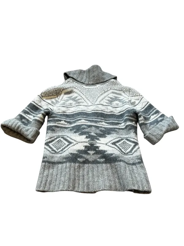 Lauren Ralph Lauren Shawl Collar Cardigan Toggle Wool Angora Southwestern Boho - Image 7