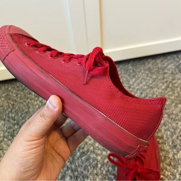 Converse Chuck Taylor‎ All Star Classic All Red Rare Sneakers Women’s Size 8 - Image 11