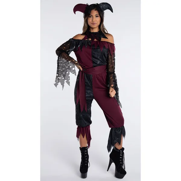 NEW California Costumes Psycho Jester Clown Costume Size Medium - Image 2