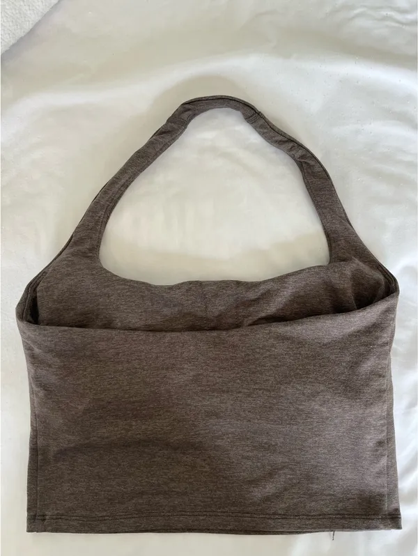 vuori halo halter top taupe xs - Image 3