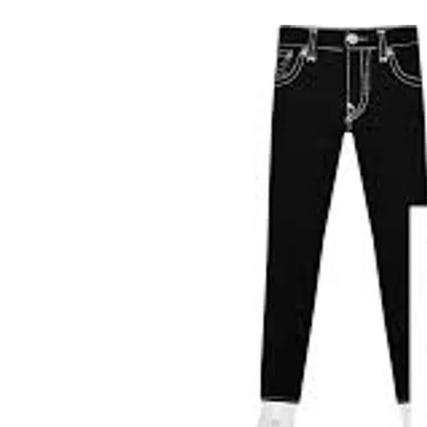 NWT 27 True Religion Girls Halle Black Skinny Jean 29" Inseam Youth Teen Juniors - Image 7