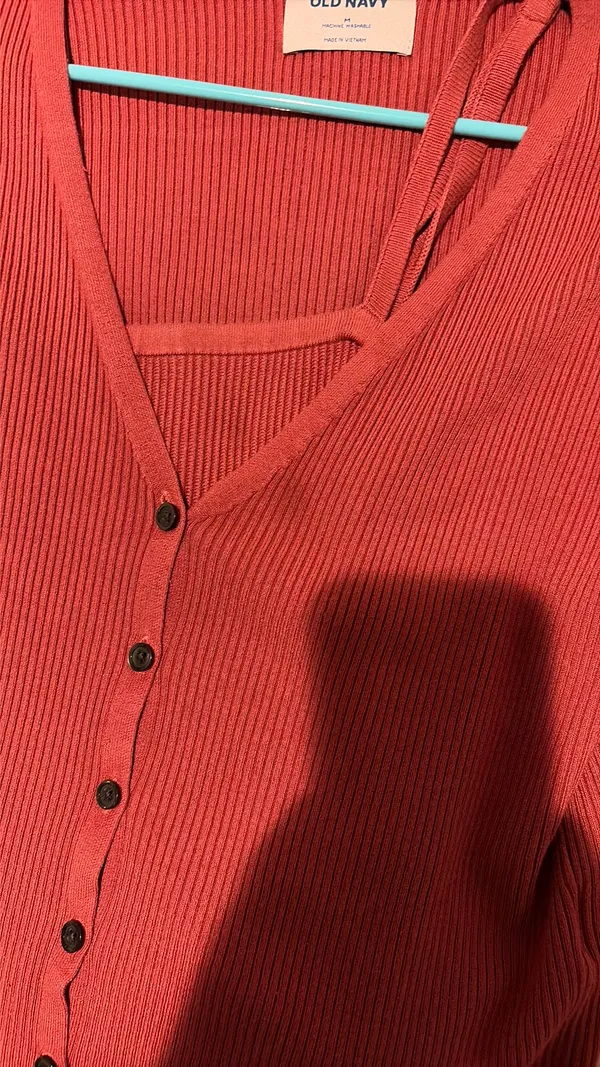 Old Navy Red Sweater Top Knit - Image 2