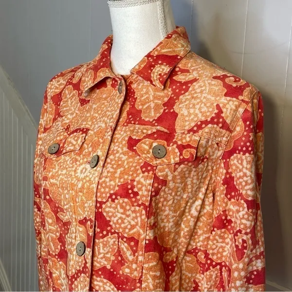 Vintage Coldwater Creek Blazer Linen & Rayon vintage jacket - Image 7