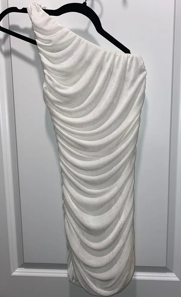 LIONESS White Ruffle Dress - Image 2