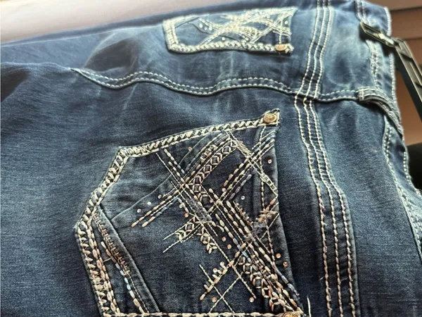 Amethyst embellished bootcut jeans 14 - Image 5