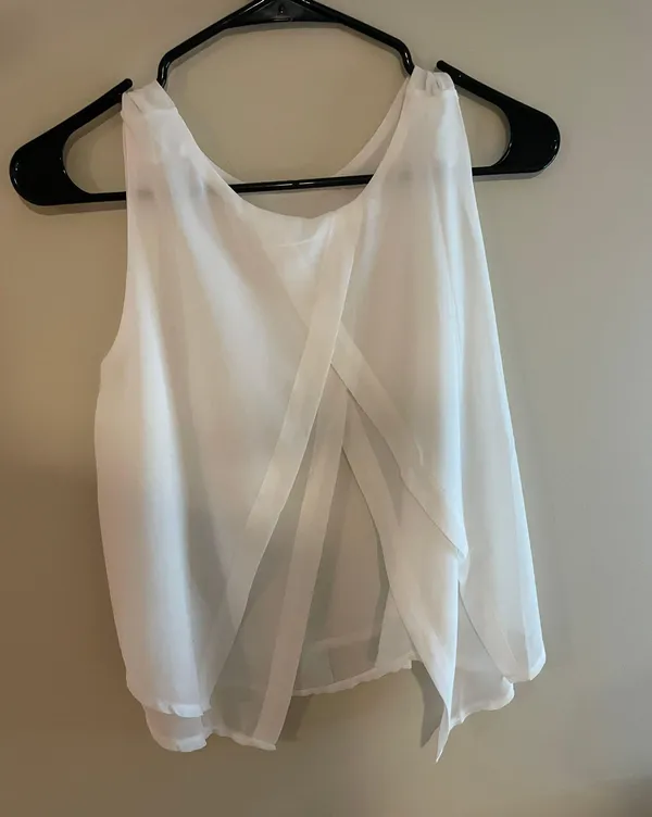 white open back top - Image 2