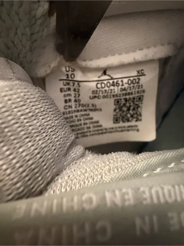 Nike Air Jordan 1 High OG Seafoam Women’s 10 CD0461-002 White Green Sneakers - Image 8