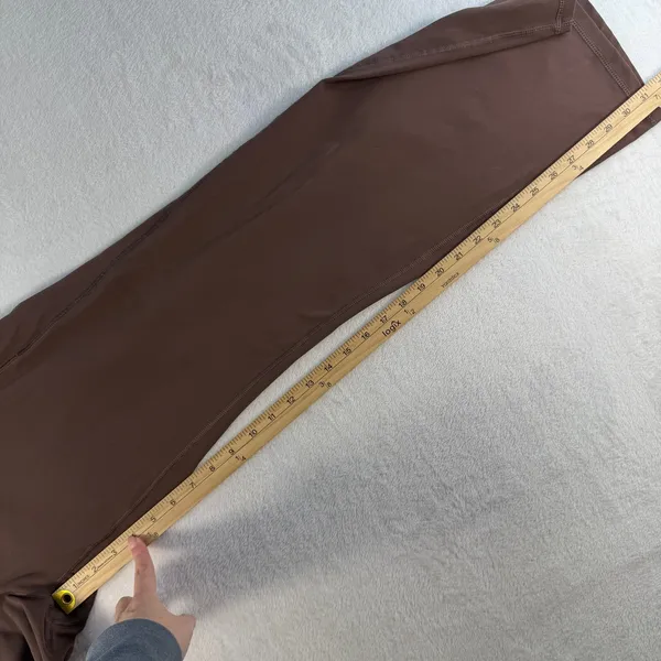 Member's Mark L Yoga Pants Everyday Flare High Rise Pockets Brown Bear‎ Athletic - Image 10