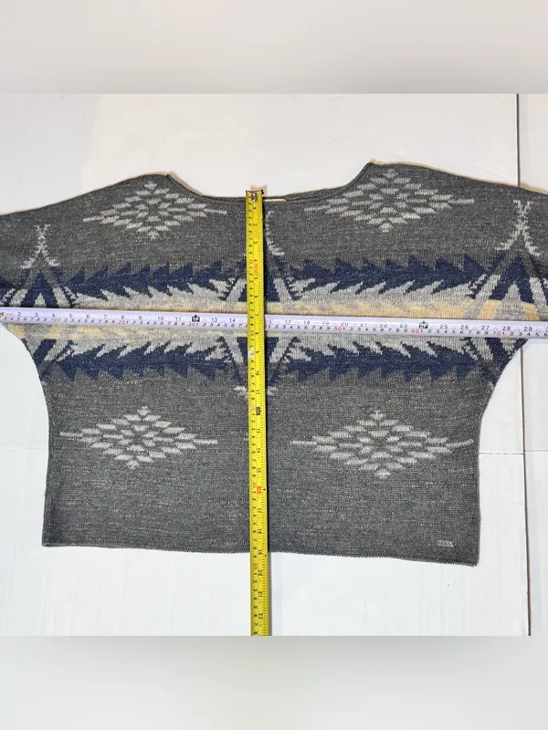 Denim & Supply Ralph Lauren Sweater S Southwestern Aztec Dolman Cotton Oversized - Image 11