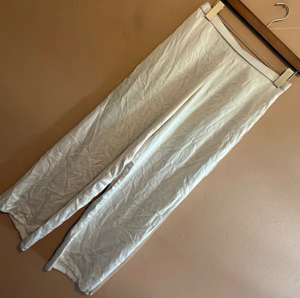 Lunya Washable Silk Cami Pant High Waisted Ivory White Size Small - Image 2