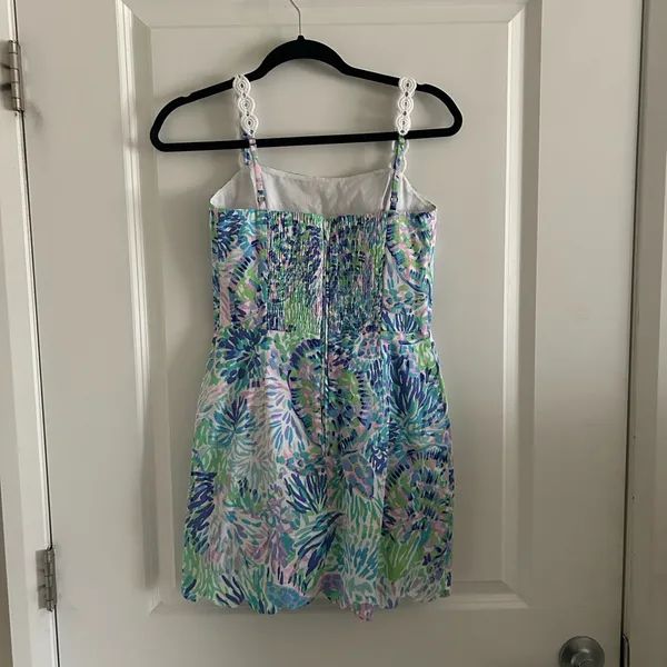 Lilly Pulitzer Pink and White Dress - Image 12