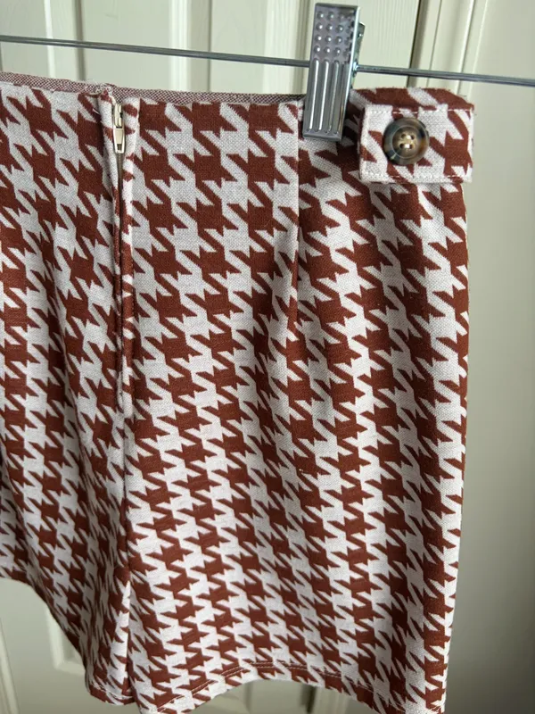 Houndstooth Mini Skort Altar'd State - Image 2