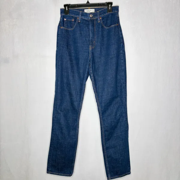Abercrombie & Fitch‎ Curve Love Slim Straight Ultra High Rise Jeans - Image 2