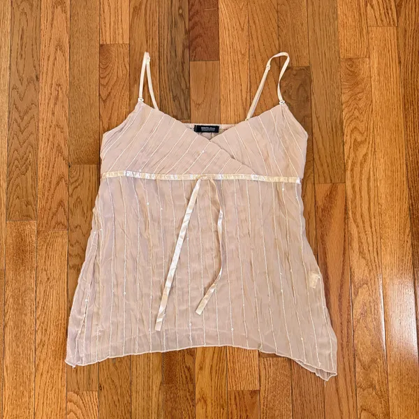 Vintage Y2K Babydoll Blouse Tank Top - Image 2