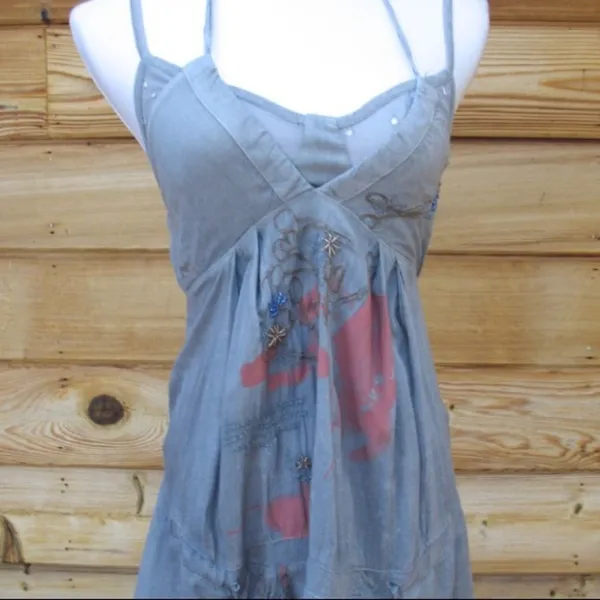 NWT Blue Halter Top Blue Size XS - Image 3