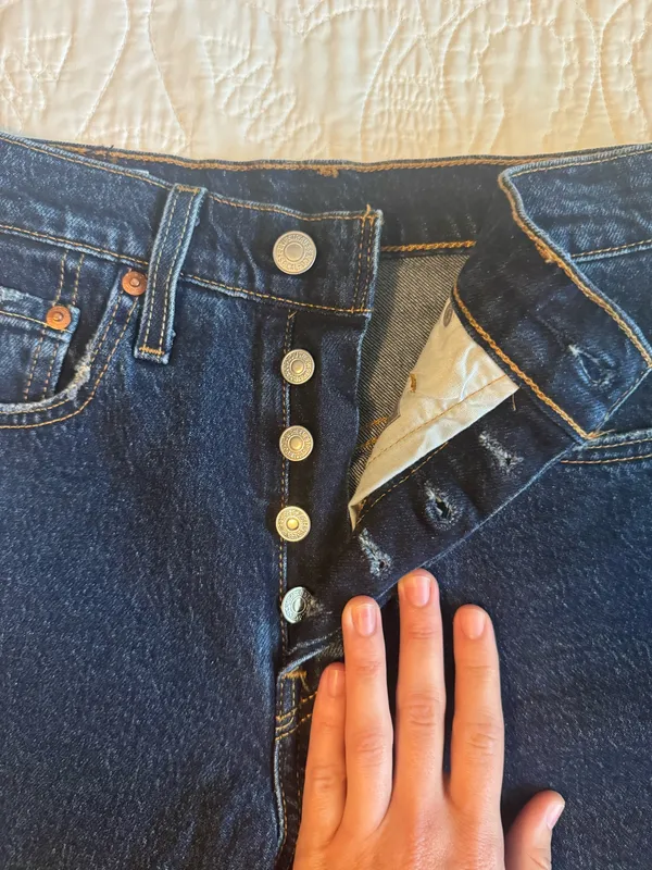 Levi’s 501 Denim Shorts High-Rise - Image 5