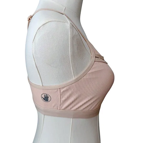 Body Glove Pink Halter Bralette Adj Strap Butter soft SMALL Athletic Leisure - Image 3