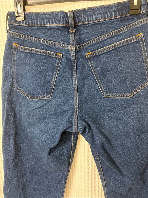 Abercrombie & Fitch Jeans The Baggy Low Rise Curve Love Raw Hem 29/8 - Image 6