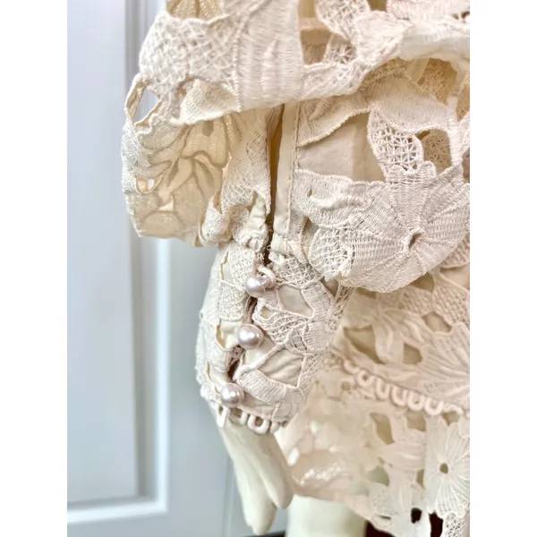 Red Dress Boutique Just Me Ivory Scallop Lace Dress - Image 8