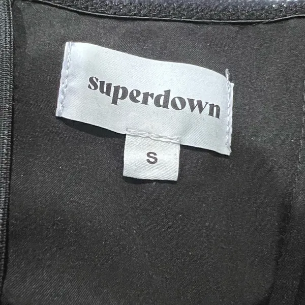 Superdown Jordan Black Jumpsuit Women’s Small - Image 2