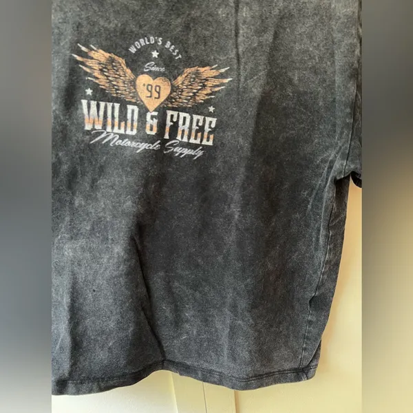 Hollister‎ Women’s Marble Wild & Free T Shirt Size S - Image 7