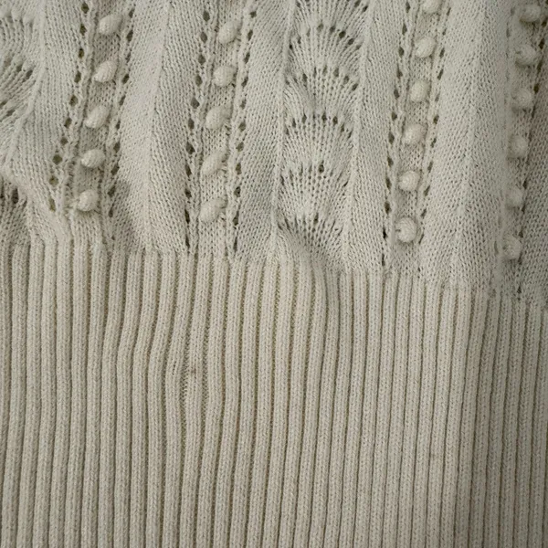 Free People Cream Crew Neck Sweater - Image 2